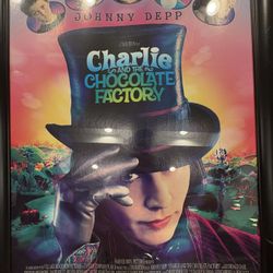 Vintage Charlie In The Chocolate Factory Movie Poster