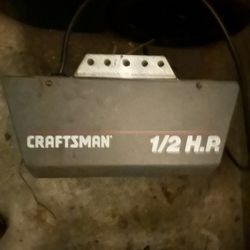 Used Craftsman 1/2hp Garage Door Opener