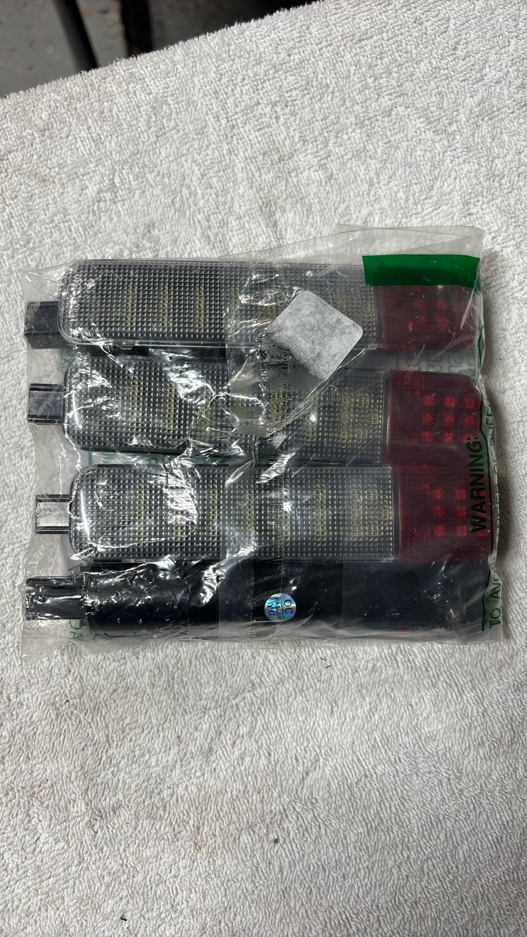 LED interior door, courtesy light door, panel, warning lights