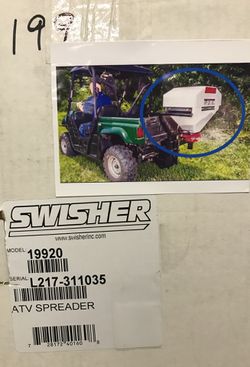 New Swisher ATV Spreader