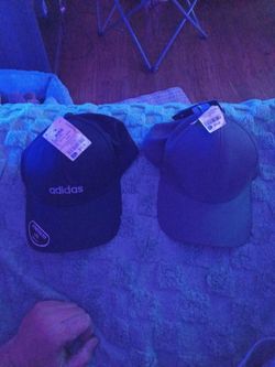 Two Brand New Hats Under Armour And Adidas