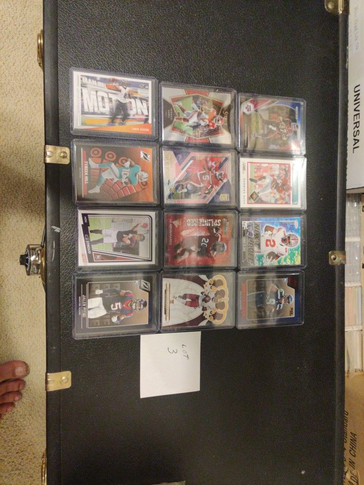 NFL Rookie Cards 12 Cards Per Lot