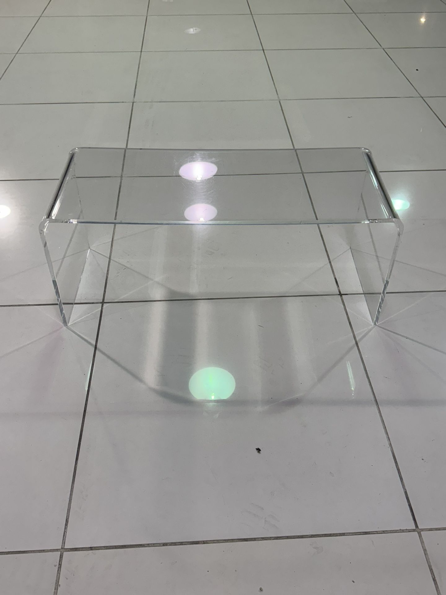 Vintage Lucite Waterfall Coffee Table
