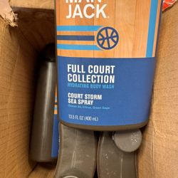 6 bottles of Every man jack body wash 