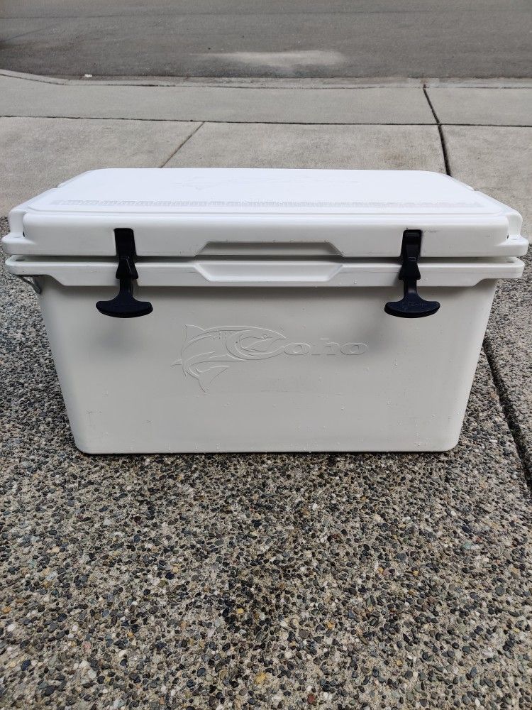 COHO 55 QUART ROTO-MOLDED HARD COOLER

