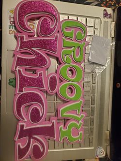 Glittery Sign