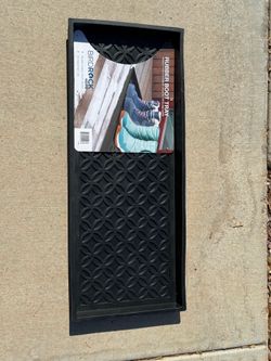 Rubber boot tray