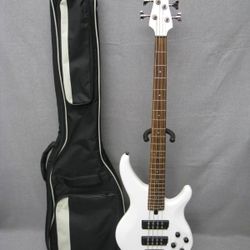 2019 Yamaha TRBX304 4 String Electric Bass Guitar White