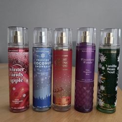 Bath and Body Works Winter Scents 5 for $19