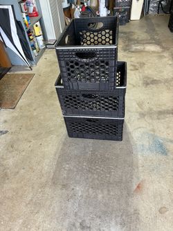 Large Stackable crates