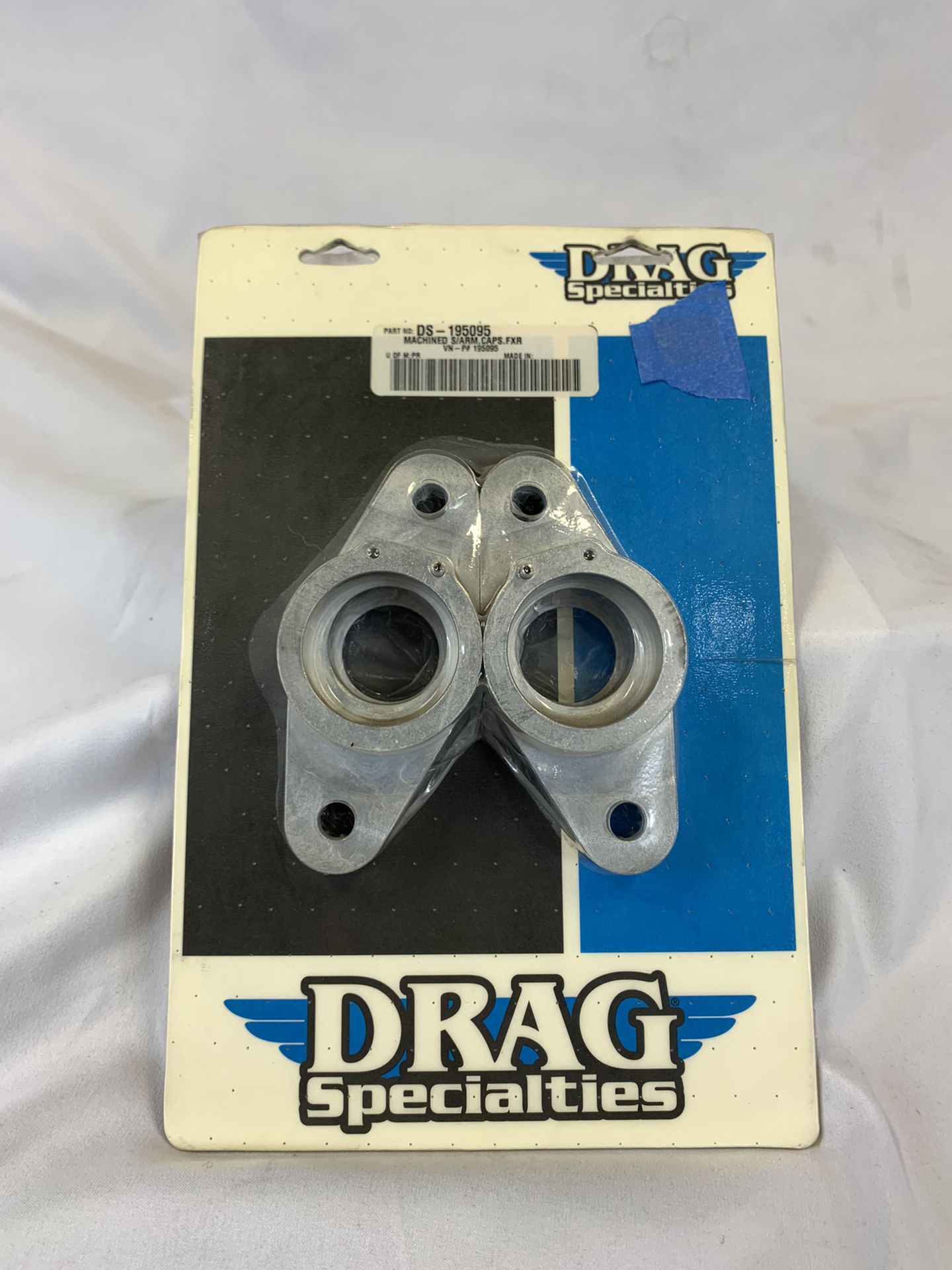 Drag Specialties machined Swing Arm Caps For Harley Davidson FXR models 