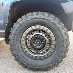 17x8.5 Black Rhino Wheels And Tires 295/70/17 Radar X MT