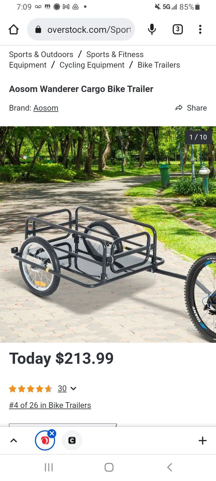 Bicycle Cart Trailer 