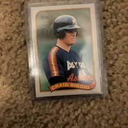 3Baseball Cards Astros And Braves And Orioles Players