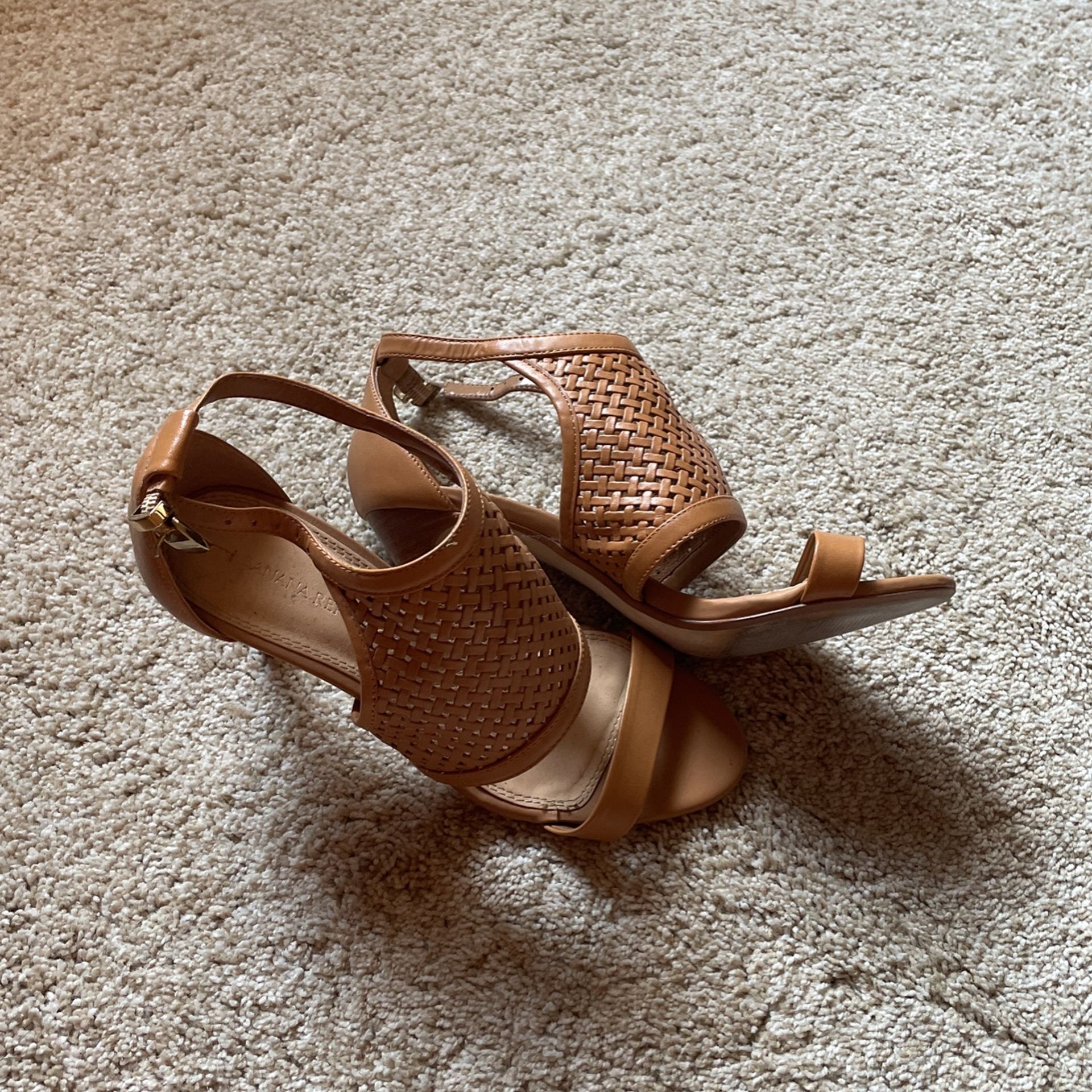 Banana Republic Leather Heels Sandals