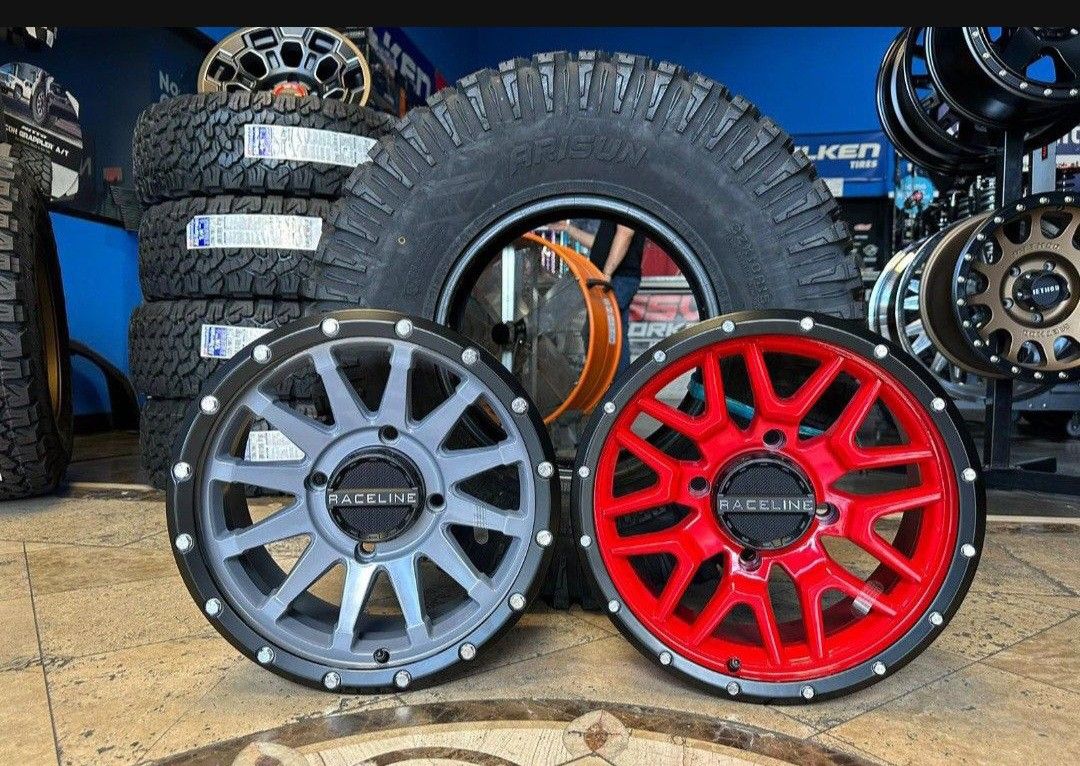 Rines Raceline 15x7 Con Llantas 32x10-15 Para RZR CAN-AM HONDA KAWASAKI UTV SXS (Financiamos)
