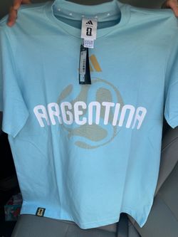 Argentina Adidas men World Cup tee shirt