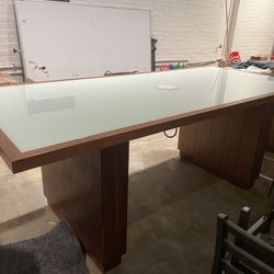 Gorgeous Adjustable Big Wooden Table 