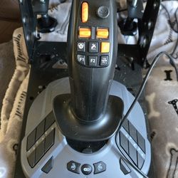 Simtask Farmstick With Thrustmaster Desk Mount