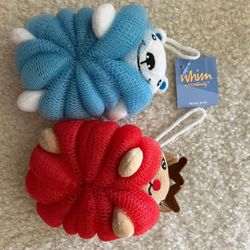 (2) Decorative Bath Loofahs - New 