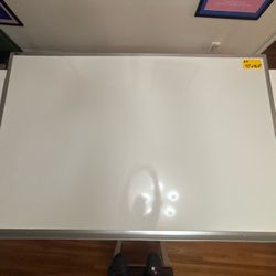 $75 4’ x 6’ Whiteboard Clean And Magnetic