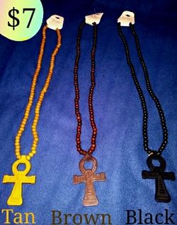 Beaded Anhk necklace