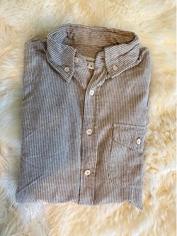Steven Alan striped button down shirt in size S