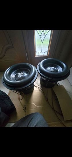 2 12" Car audio subwoofers