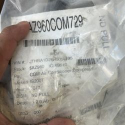 Lexus AC Compressor 7SAS17C