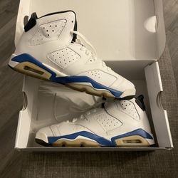 Nike Air Jordan 6 VI Retro Sport Blue White Size 5Y