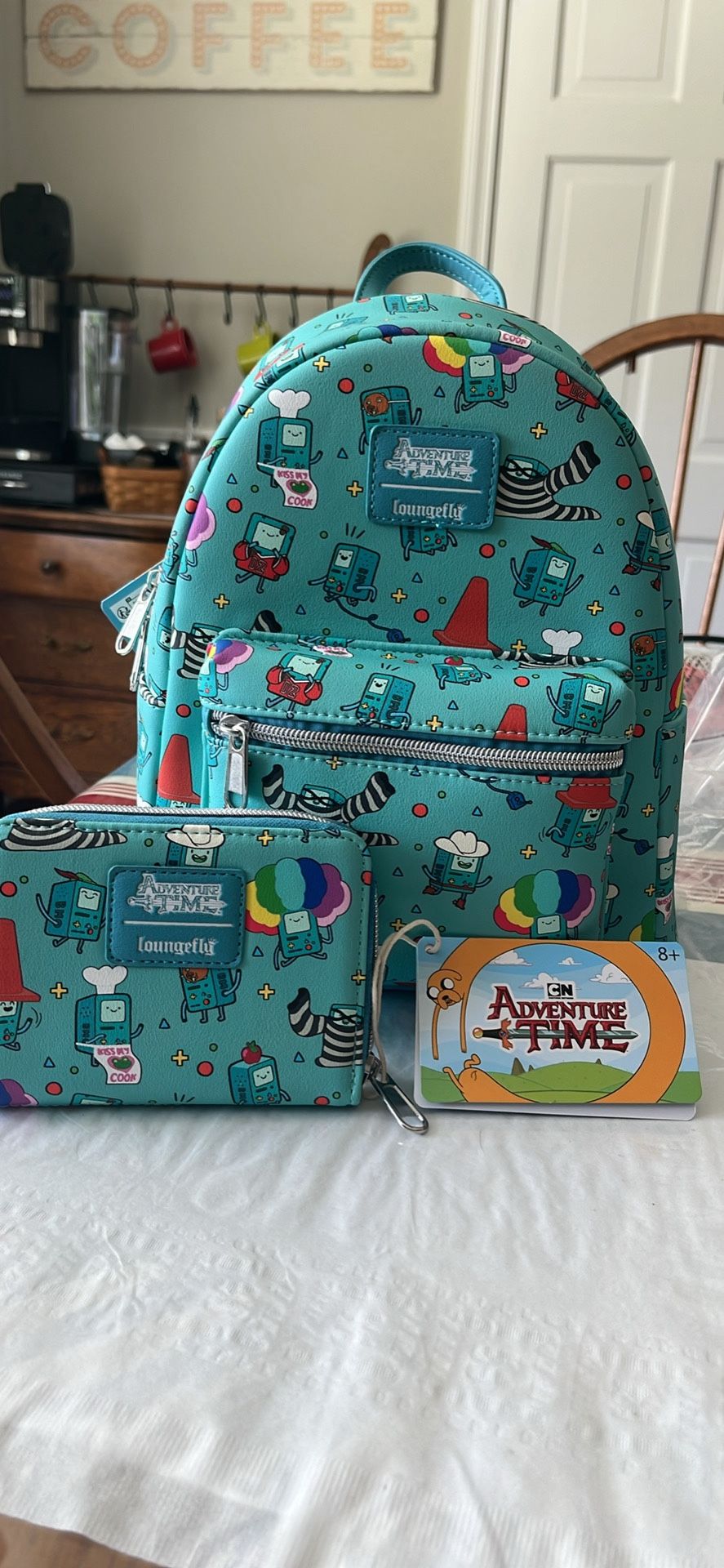 Adventure time loungefly Backpack Wallet