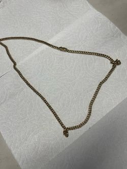 Gold plated chain