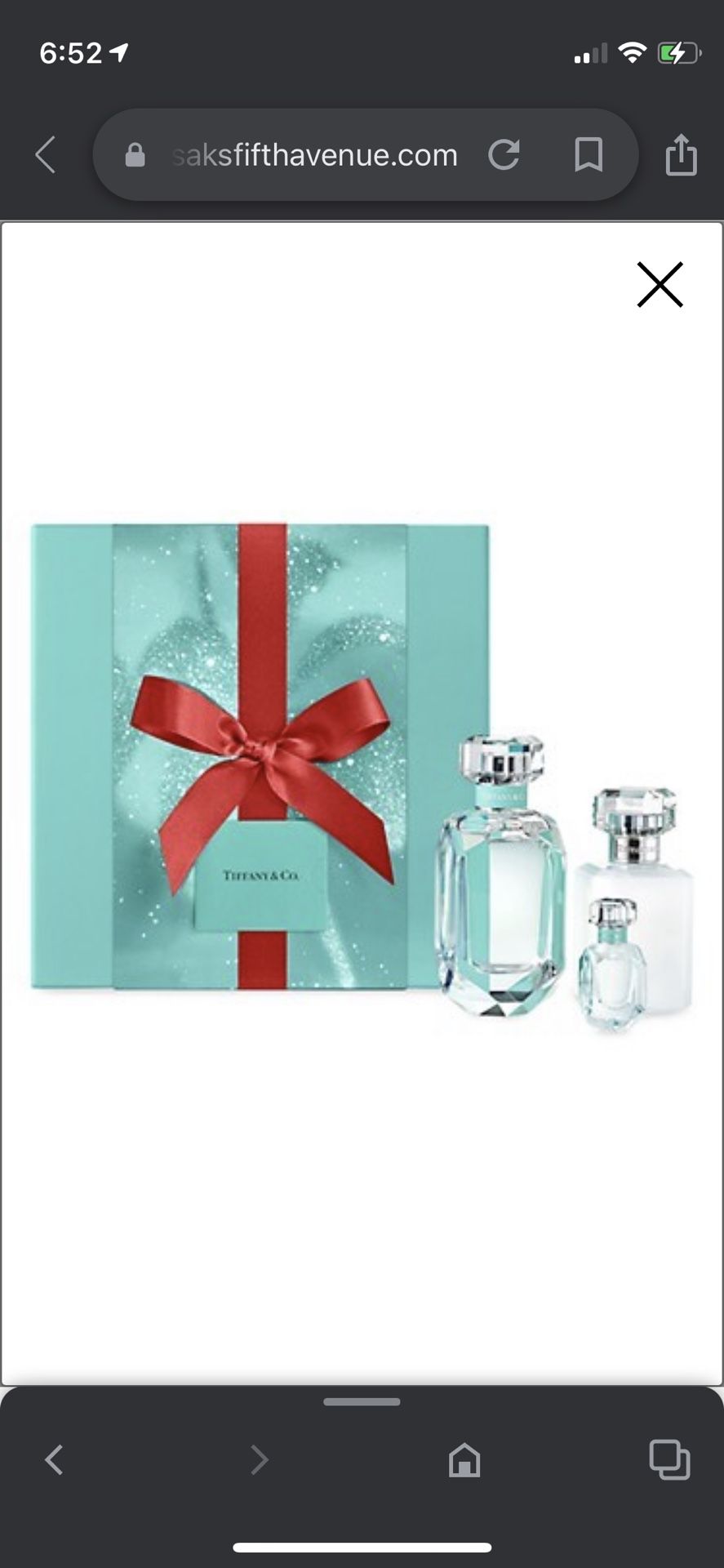 Tiffany & Co Perfume Set New