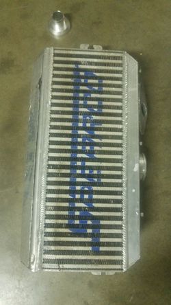 Subaru 02-07 wrx/ 04-07 sti (may fit 08+sti w/diff brackets Spearco top mount intercooler