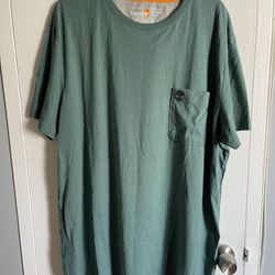 Timberland Green Short Sleeve Tee Size XXXL New