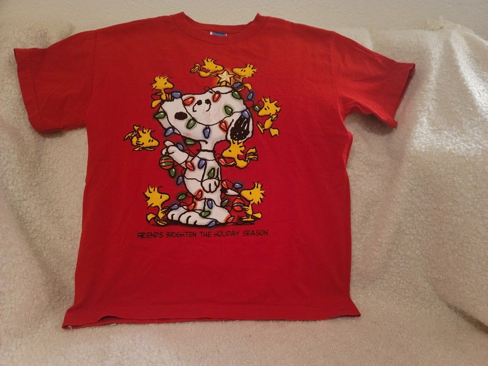 Vintage Peanuts Snoopy Christmas Shirt