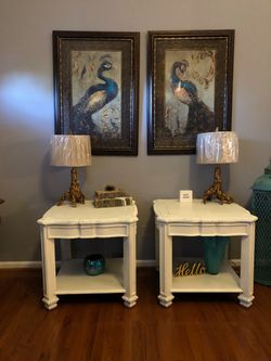 Restored End Tables.