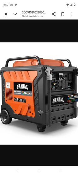 Genmax GM12500iET Tri-Fuel Inverter Generator