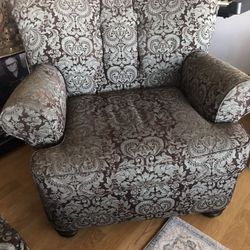 Club Chair and Ottoman
