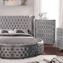 4 PC BEDROOM SET NEW IN BOX (MATTRESS AND CHEST SOLD SEPARATELY)