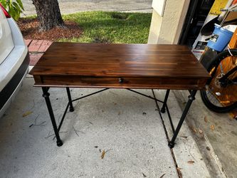 Dark Brown Wooden single drawer