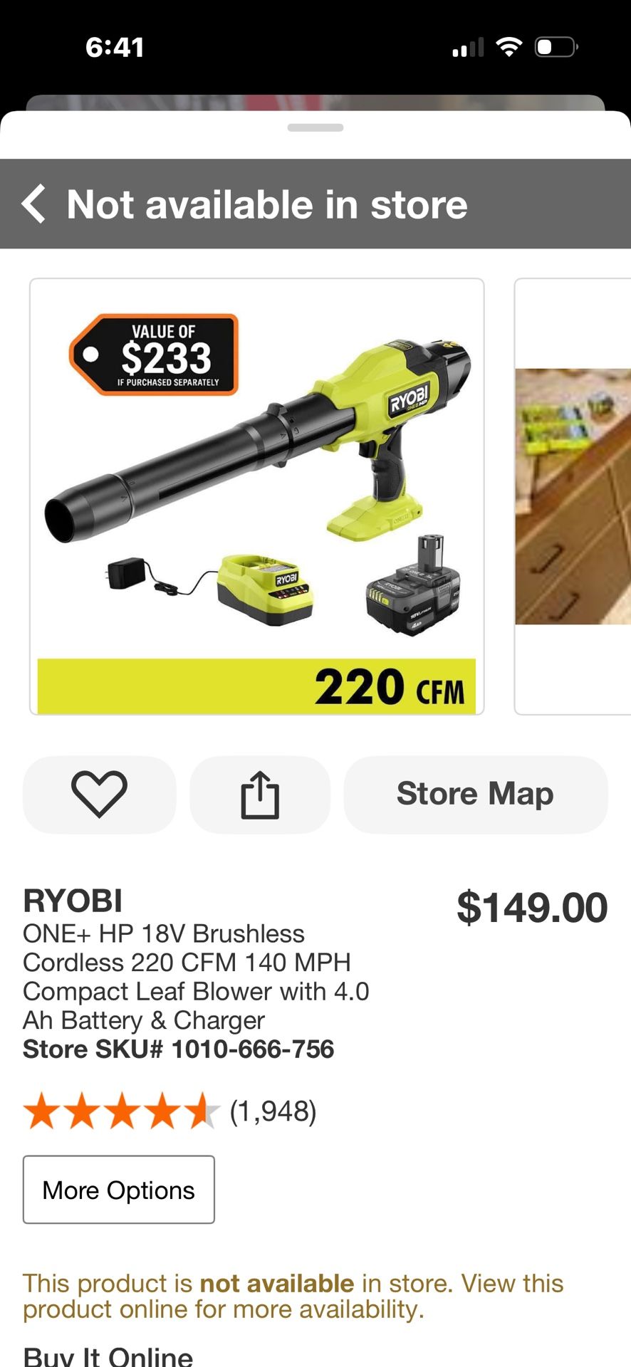 Ryobi Leaf Blower
