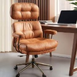 Office Chair Computer Chair Desk Chair Ergonomic Chair Executive Chair Brand New Brown Office Chair 🆕