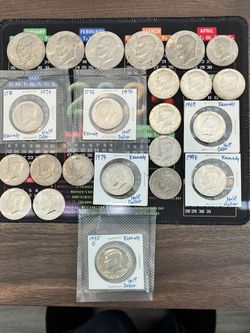 1971-S Eisenhower PCGS PR65 DCAM Silver And Eisenhower And Kennedy Coins.