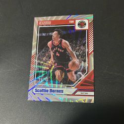 Scottie Barnes /75 Panini Blue Wedges