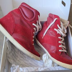 Aldo Red Sneakers (Hidden Wedge)