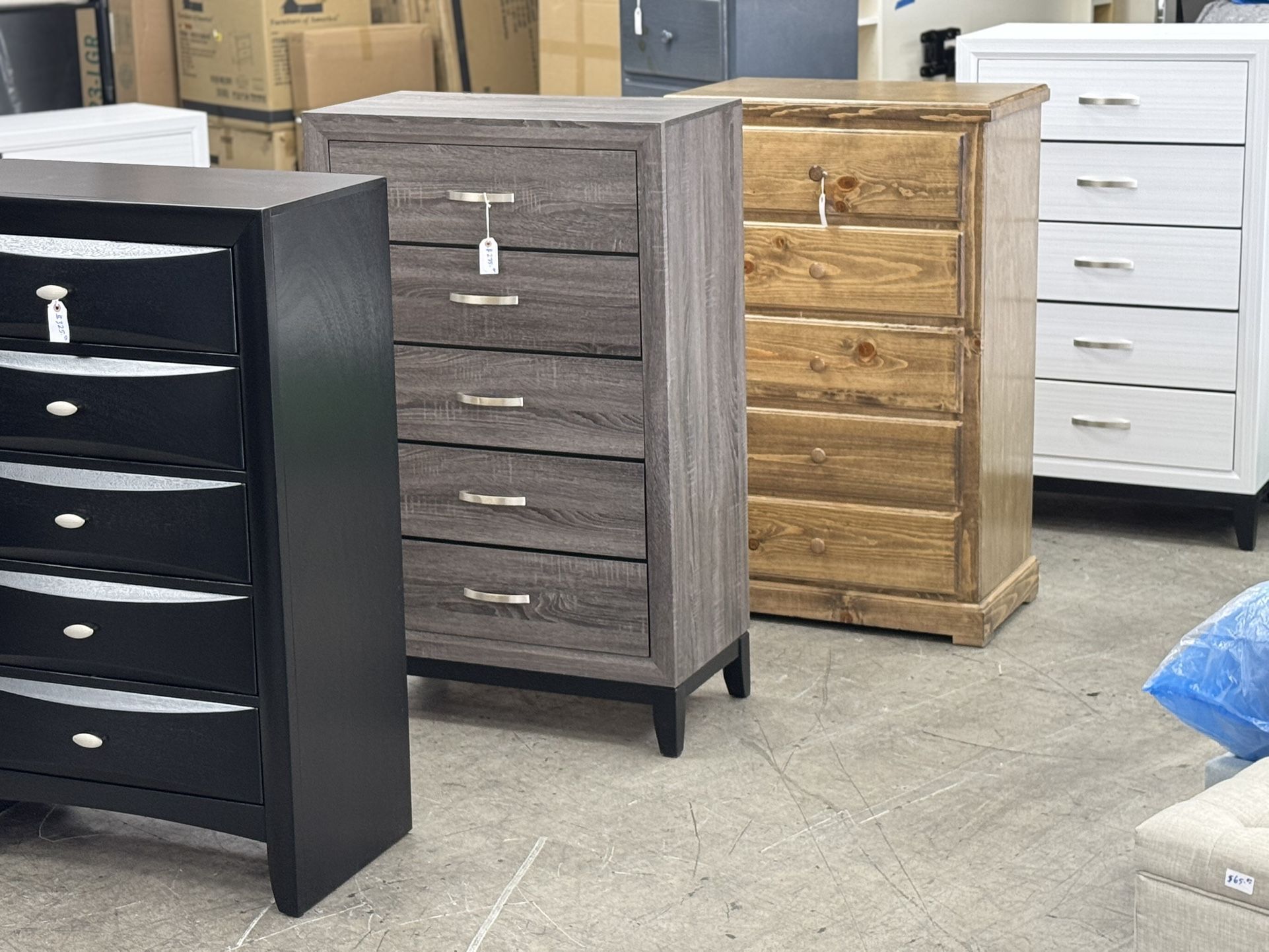BRAND NEW Grey Chest Dresser