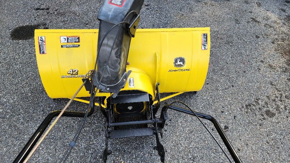 John Deere 42" Snowblower Attachment