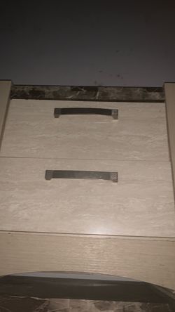 Two-Drawer Dresser with Marble Top