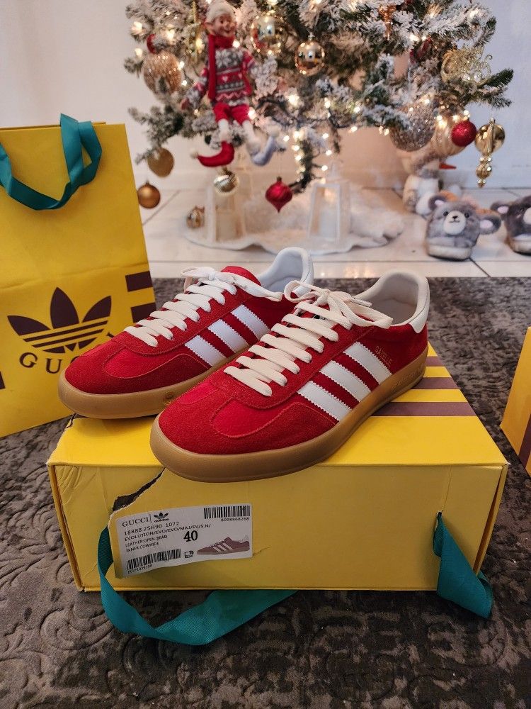Adidas Gucci Red Shoes